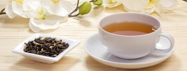 Eine Tasse Grüner Tee