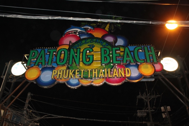 Patong-Beach bei Nacht